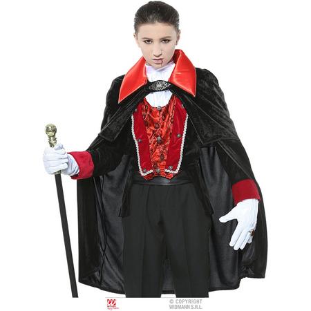 Vampier & Dracula Kostuum | Victoriaanse Vampier Victor | Jongen | Maat 116 | Carnaval kostuum | Verkleedkleding